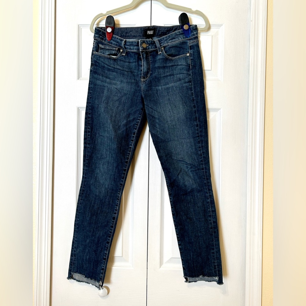 Paige Skyline Skinny Step Hem Jeans